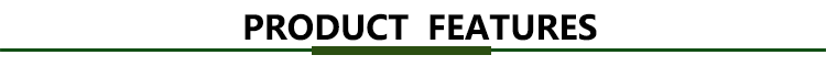 Product features Product features