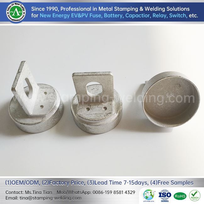 Copper Outer End Cover Of Fuse For High-voltage And Low-current Automobiles