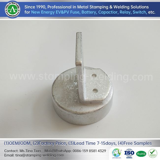 Copper Outer End Cover Of Fuse For High-voltage And Low-current Automobiles