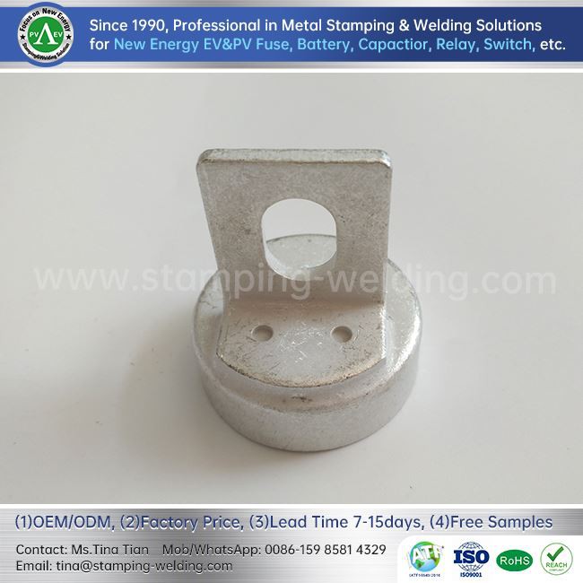 Copper Outer End Cover Of Fuse For High-voltage And Low-current Automobiles