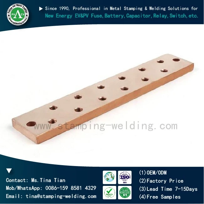 Factory price Laser cutting copper busbard