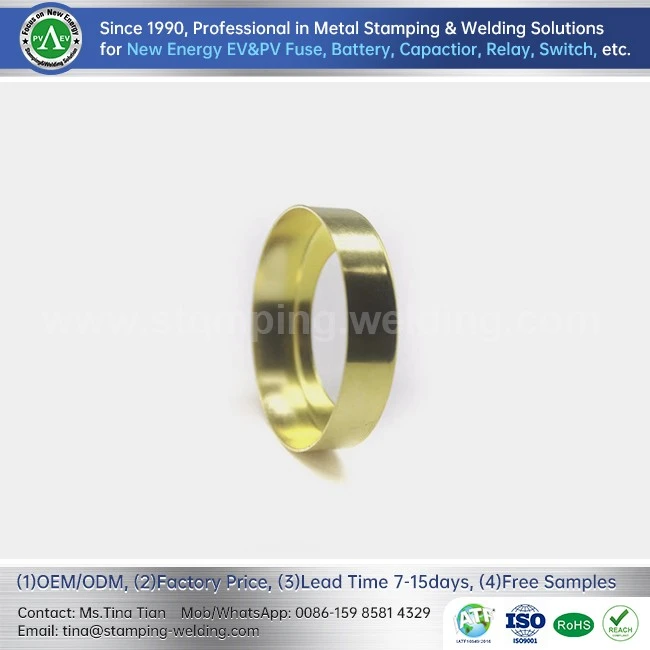High-Voltage Fuse Brass End Cap