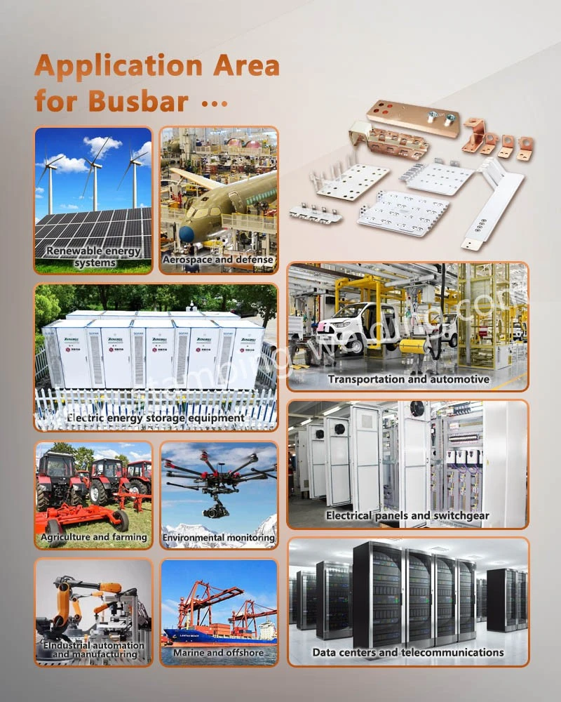 Application Area for laminated busbars Application Area for laminated busbars