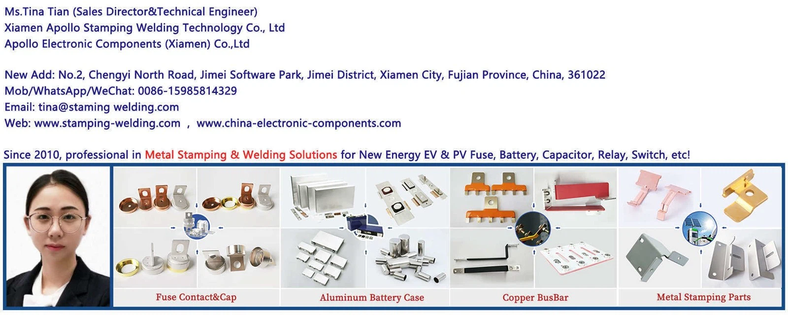 Ms.Tina Xiamen Apollo Ms.Tina Xiamen Apollo