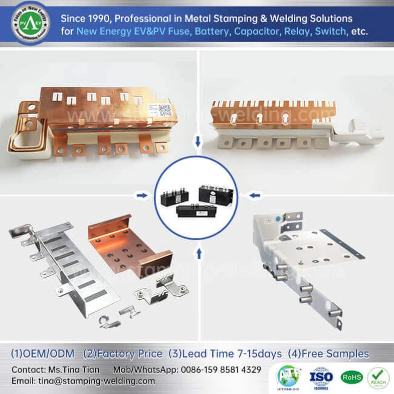 Copper Busbar for EV Capacitor Copper Busbar for EV Capacitor