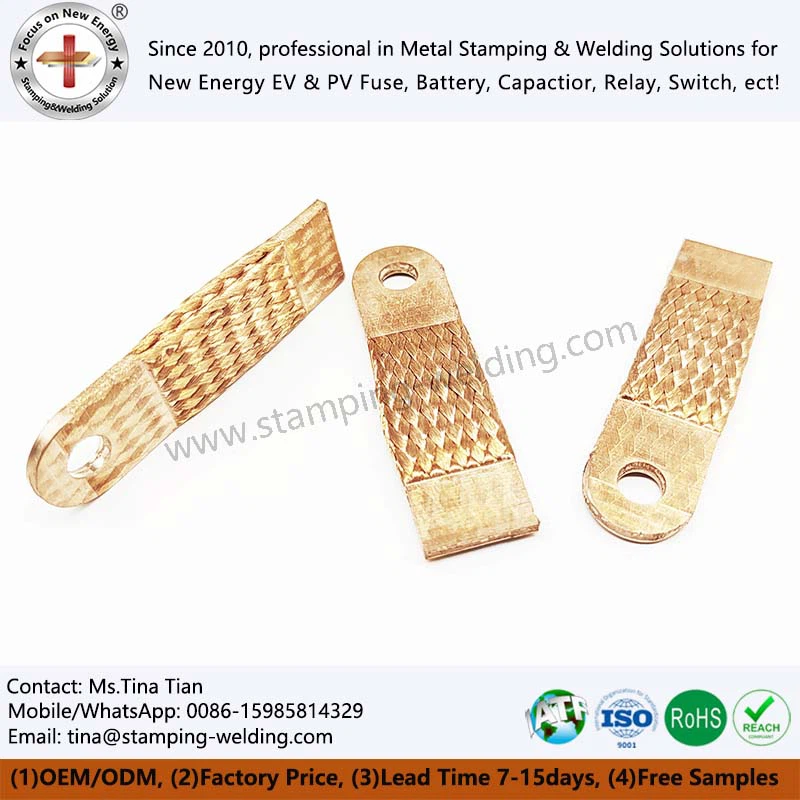 Copper Flexible Braided Custom Connectors Copper Flexible Braided Custom Connectors