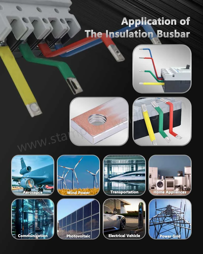 Application of PVC Dipping Tinned Copper Battery Bus Bar For Electric Vehicle Application of PVC Dipping Tinned Copper Battery Bus Bar For Electric Vehicle