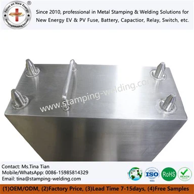 Rostfritt stål burk med kraftkondensator