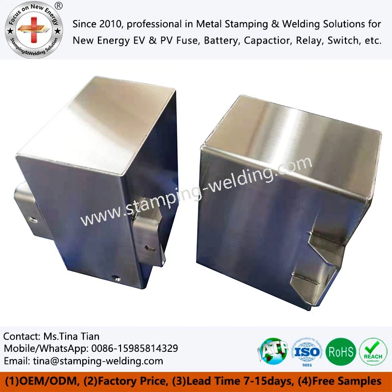 Capacitor stainless steel case
